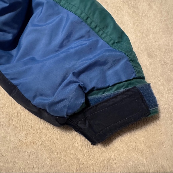 Vintage Columbia Williwaw Kids Girl’s Blue and Green Colorblock Jacket - Picture 6 of 16